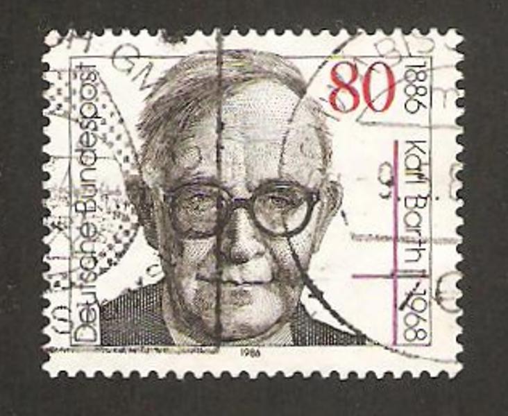 karl barth, teologo suizo, centº de su nacimiento