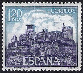 1978 Castillos de España. Monterrey, Verín (Leon)