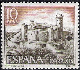 1981 Castillos de España. Bellver,  Mallorca.