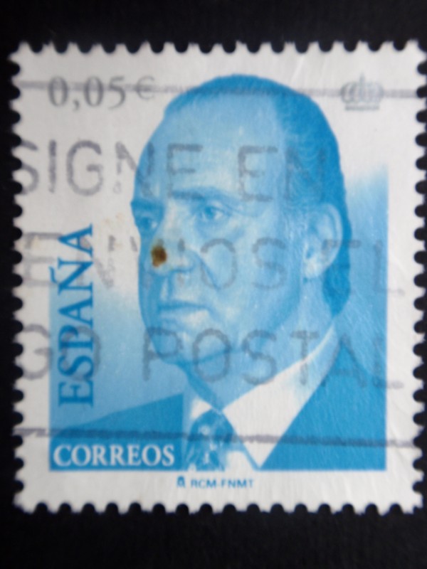 REY JUAN CARLOS I (corona plata)