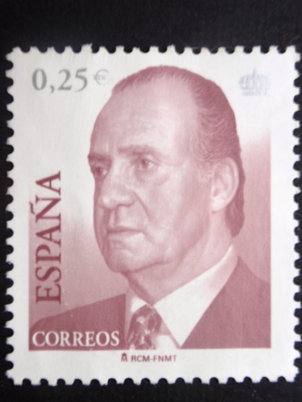 REY JUAN CARLOS I (corona plata)