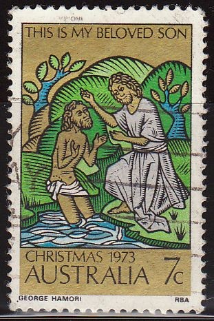 AUSTRALIA 1973 Michel 535 Sello Christmas Navidad Usado Yvert547