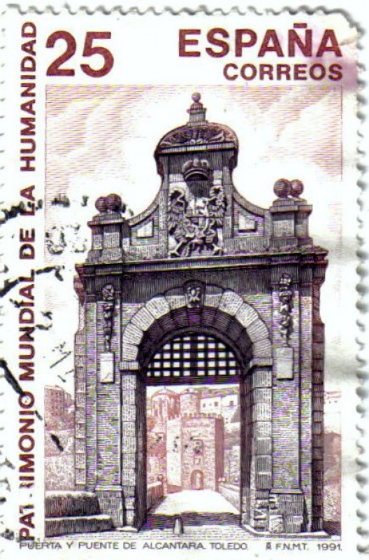 Patrimonio de la humanidad 1991 Puerta y puente de Alcántara