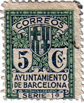 Barcelona. Escudo de la ciudad 1932