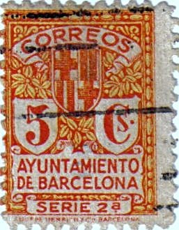 Barcelona. Escudo de la ciudad 1932