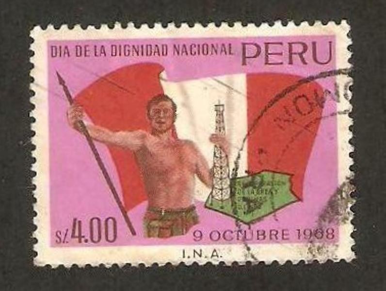 dia de la dignidad nacional, indigena abanderado