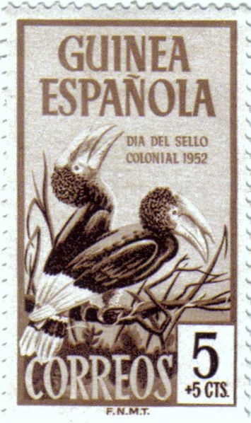 Día del sello 1952 Guinea Española