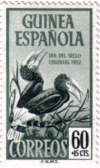 Día del sello 1952 Guinea Española
