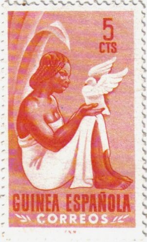Tipos de indígenas 1953 Guinea Española