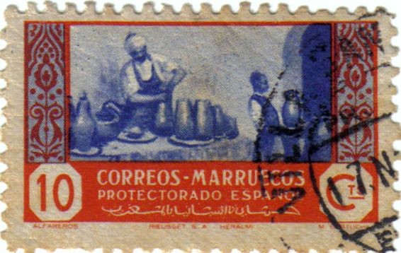 Protectorado Español en Marruecos. Artesanía 1946