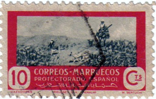 Protectorado Español en Marruecos. Caza y pesca 1950