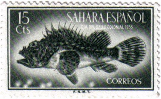 Sahara Español. Día del sello 1953