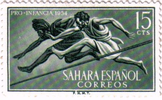 Sahara Español. Pro infancia 1954