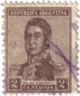 General José de San Martín.República de Argentina