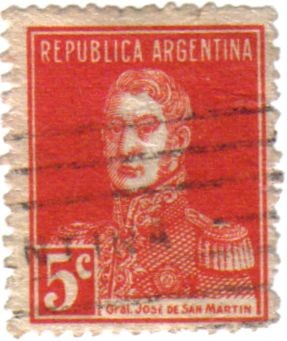 General José de San Martín.República de Argentina