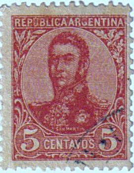 General José de San Martín.República de Argentina