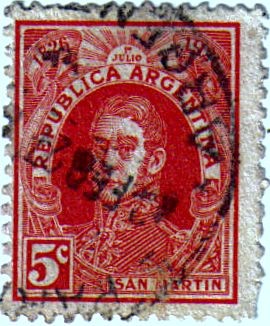 General José de San Martín.República de Argentina
