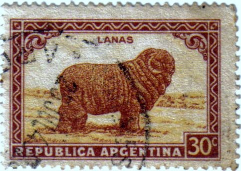 Lanas. República de Argentina
