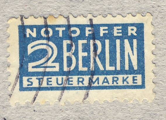 notoffer Berlin steuermarke