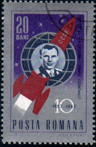 1967 10 Aniversario Spoutnik 1: Gagarin