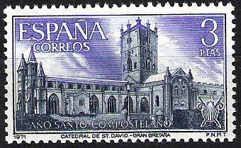 Año Santo Compostelano. Catedral de San David, Gran Bretaña.