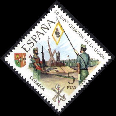 50 Anv.º de la Legión. Tercio Alejandro Farnesio.