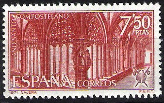 Año Santo Compostelano. Claustro de Sta. María la Real, Nájera, Logroño.
