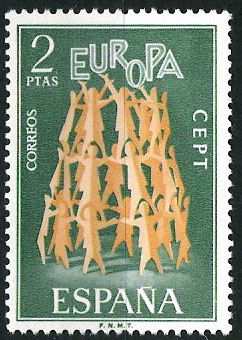 Europa - C.E.P.T. Alegorías.Torre humana.