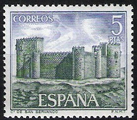 2096 Castillos de España. San Servando, Toledo