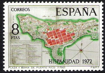 Hispanidad.Situación de San Juan de Puerto Rico(año 1792)