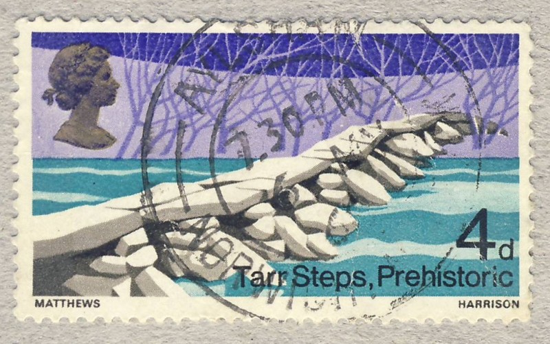 Puentes Britanicos Tarr Steps , prehistorico