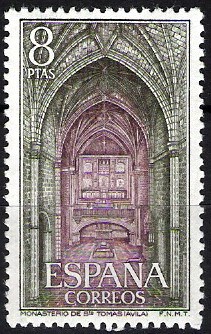 Monasterio de Santo Tomás, Ávila.Nave central.
