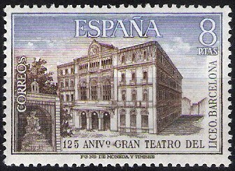 125 Aniv.º  del Gran Teatro del Liceo.