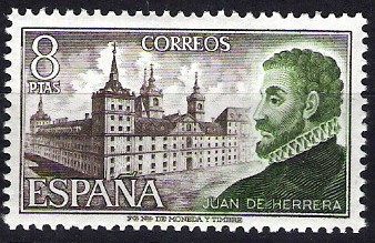 Personajes españoles. Juan de Herrera y Monasterio de El Escorial.