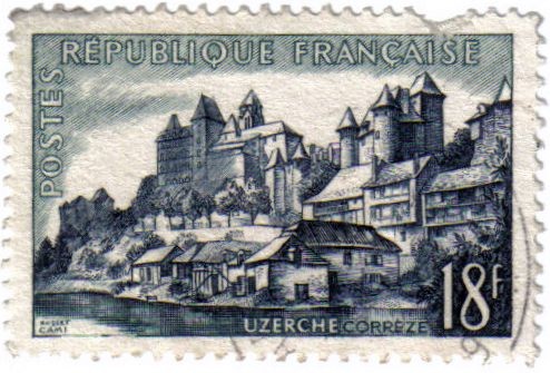 Uzerche (Corrèze). Francia