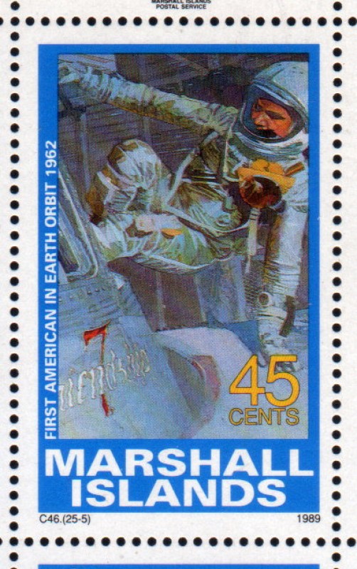 1989 Exploracion espacial: 1er americano en orbitar la tierra 1962