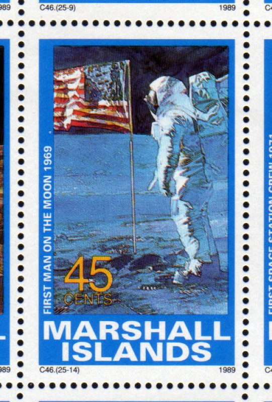 1989 Exploracion espacial: 1er hombre sobre la Luna 1969