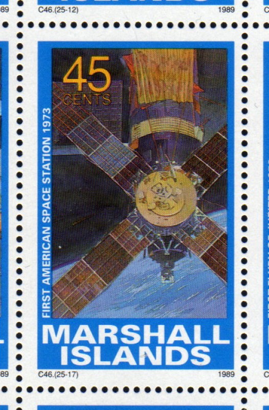 1989 Exploracion espacial: 1ª estacion espacial americana 1973