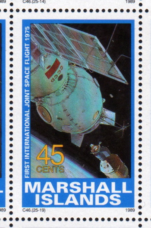 1989 Exploracion espacial: 1ª ncuentro espacial Apolo-Soyuz 1975