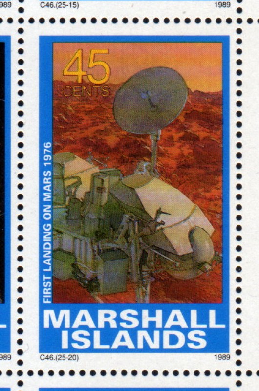 1989 Exploracion espacial: 1er aterrizaje suave en Marte1976