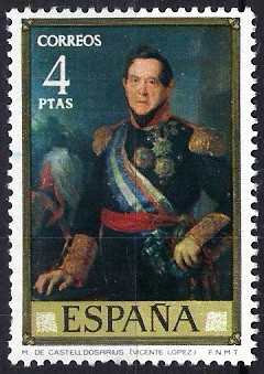 Dia del Sello. Vicente López  Portaña. Marqués de Castelldosrrius.