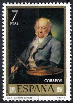 Dia del Sello. Vicente López  Portaña. Francisco Goya.