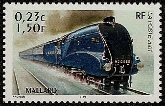 Locomotora Inglesa de vapor Mallard