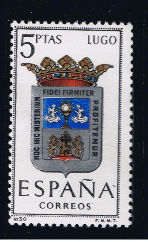 Edifil  1556  Escudos de las capitales de provincias españolas  