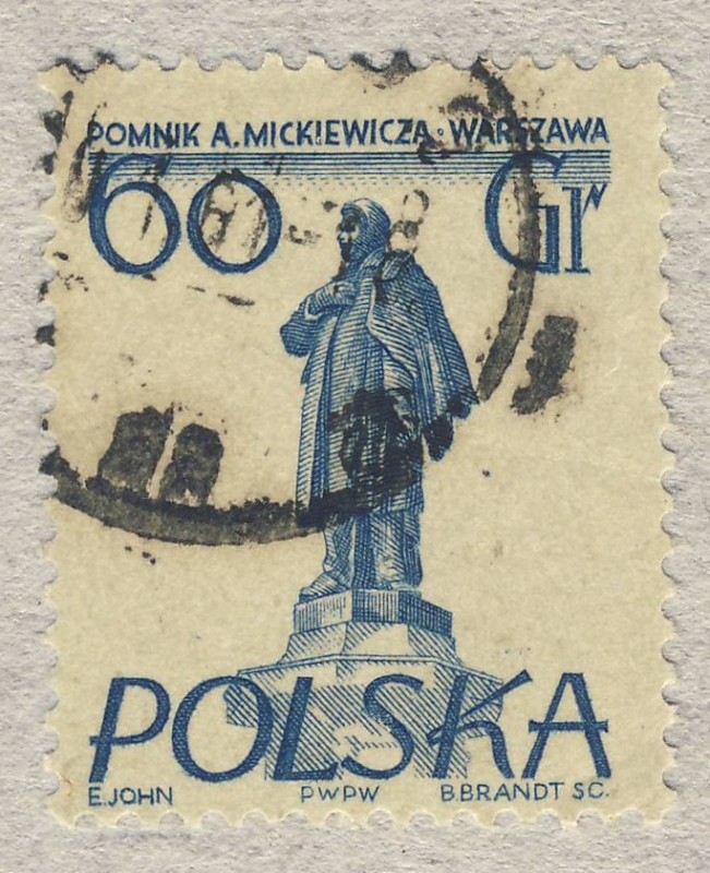 Pomnik A.Mickiewicza.Warszawa