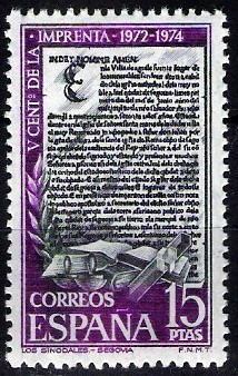 V Centenario de la imprenta.Los Sinodiales de Aguilafuerte.