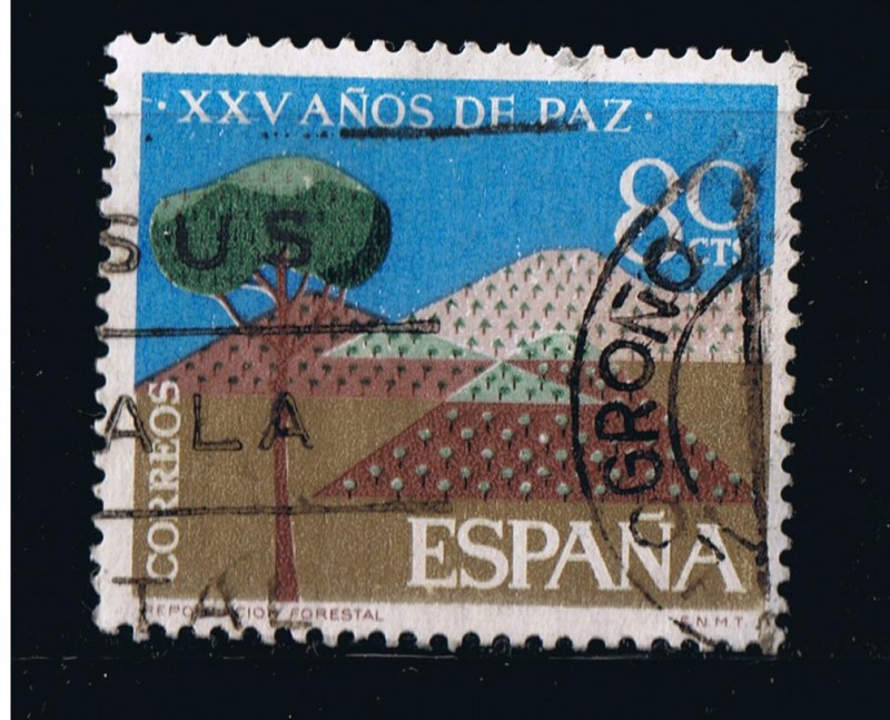Edifil  1581  XXV años de Paz Española  