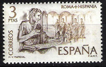 Roma Hispania, Marco Valerio Marcial.