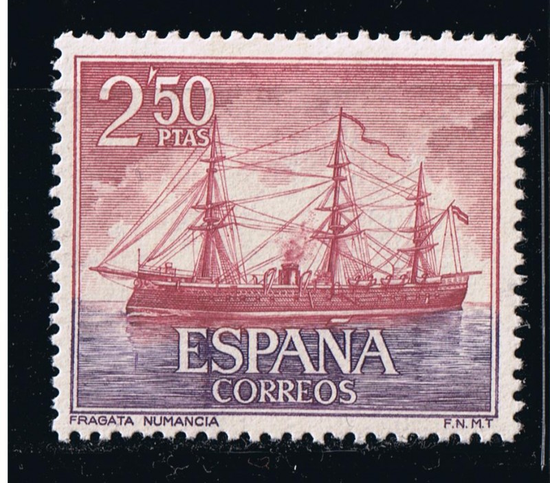 Edifil  1608  Homenaje a la Marina Española  