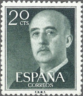 ESPAÑA 1955 1145 Sello Nuevo General Franco 0,20pts